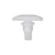 White Nylon Weatherstrip Retainer