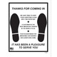 Paper Floor Mats - 16.5 Inch x 21 Inch - 250/Box