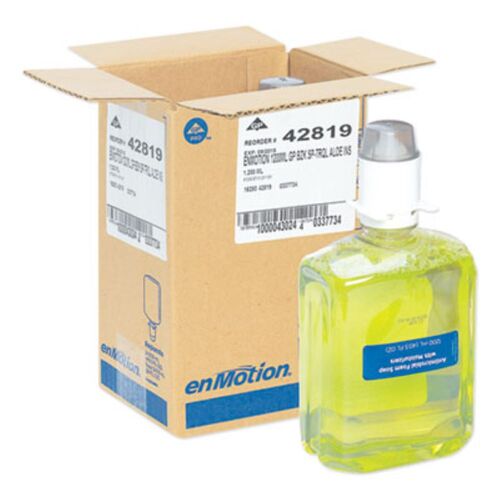 GP enMotion Automated Touchless Antimicrobial Foam Soap Refill, Tranquil Aloe, 1,200 mL Bottle, 2/Ca