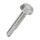 8 X 1 Hex Washer Head TEK Screw -Standard - #2 Point - 410 Stainless Steel