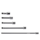 ZEBRA 1/2 INCH EXTENSIONS & 1/4 INCH EXTENSION BUNDLE