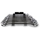 ZEBRA Double Open End Wrench Assortment - 12 Pieces WithPlastic Holder