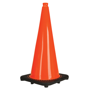 JBC# 28 Inches Orange 7 pound Wide Body Heavy-Duty Traffic Cone