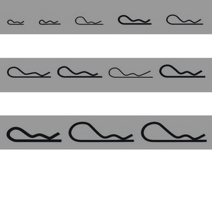 Hitch Pin Set - 1/2 Inch Zinc Plated Steel With Lanyard And Hairpin Clip (2 Pack)