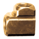 Brass Pipe - Fittings Extruded 90-Degree Elbow - 1/2 Inch Female Pipe Thread (FPT) Both Ends