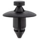 Bumper Windshield Trim Trunk Trim and Mud FlapPush Type Retainer Black Nylon Volvo