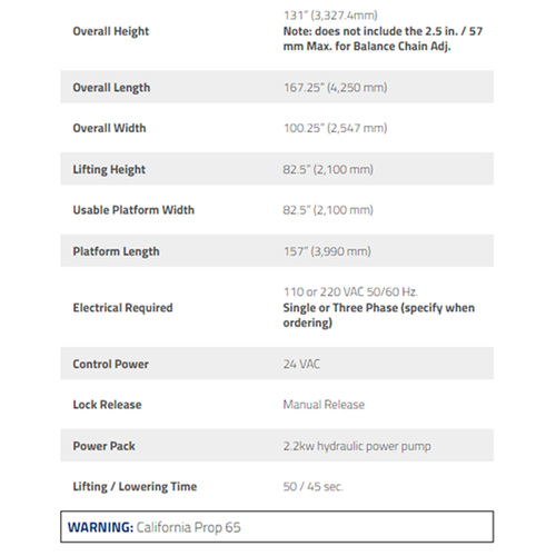 PL-6000DC / 6,000lb Capacity 2 Post Parking Lift / SPECIAL ORDER ONLY