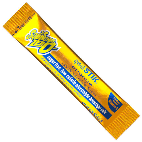 Sqwincher® Qwik Stik® ZERO - Orange, 500/Case - 10 oz