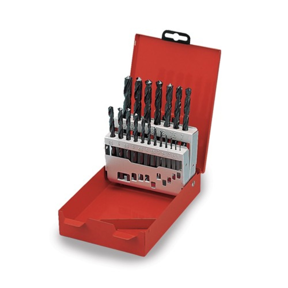 Drill Bit Set 19 Pieces (1mm to 10mm in 0.5mm Increments) Metric