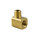 Brass Pipe - Fittings Extruded 90-Degree Street Elbow - 1/4 Inch Female Pipe Thread (FPT) x 1/4 Inch