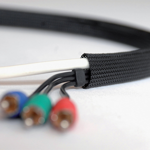PA Braided Cable Sleeve Black 31X44MM