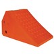 Orange Large Wheel Chock, 17 Inch x 14.5 Inch x 14.5 Inch