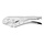 ZEBRA Locking Pliers - Straight Jaws - 190mm Length (0-42mm Clamping Width)
