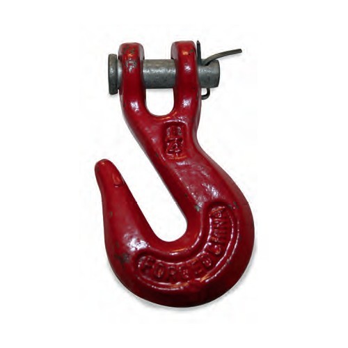 Heat Treated Clevis Grab Hook 3/8
