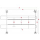 HDS -40X / 40,000lbs Capacity 4 Post Lift Extended Length