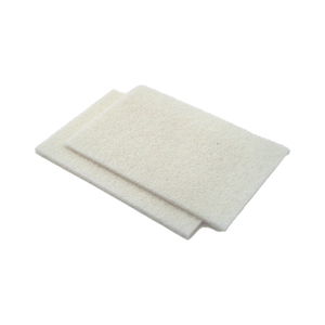 Hand Pad - 6 Inch x 9 Inch - White Ultra Fine (Non-Abrasive)