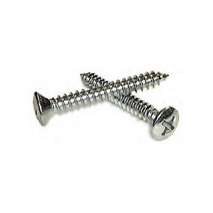 Oval Countersunk Phillips Self-Tapping Screw Zinc 10X1-1/4