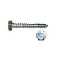 Galvanized Hex Lag Screw 3/8 X 4