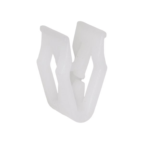 GM Molding Clip, White Nylon