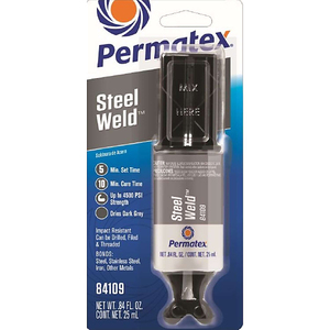 Permatex Steel Weld Epoxy, 25ml