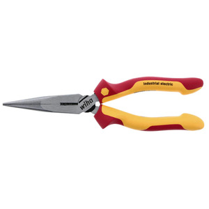 VDE Long Nose Pliers With Cutter - 8 Inch