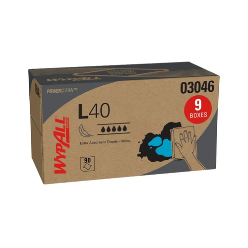 WYPALL L40 POP-UP BOX WHITE 90BX