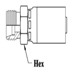 5/8 HOSE M26X1.5 DIN LIGHT 24 M SLD