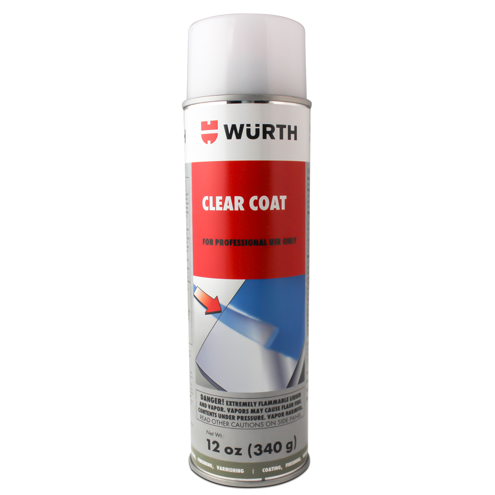 Wurth Clear Coat 12 oz aerosol spray, Clear Coat, Paints, Chemical  Product