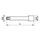 ZEBRA 1/4 Inch Extension - 150mm Long