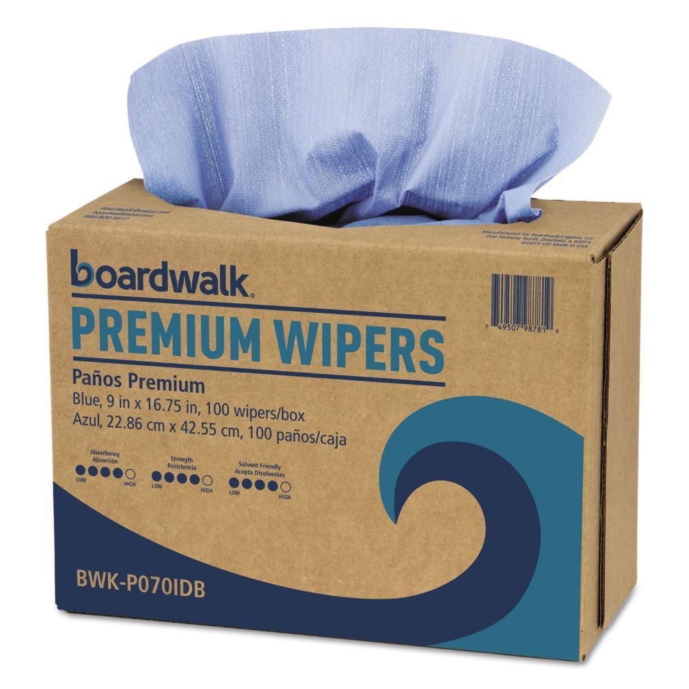 Boardwalk Hydrospun Wipers Trash Bags, Can Liners & Dispensers Janitorial and Sanitation