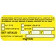 A/C Dye Service Label