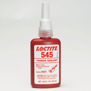 Loctite® 545 Hydraulic/Pneumatic Thread Sealant  50 ml Bottle