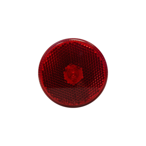 Red Clearance/Reflector Marker 2-1/2" Round Incandescent