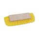 Dual-Surface Scrub Brush, Yellow Polypropylene Bristles, 10