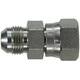 JIC TO FEMALE FLAT FACE SWIVEL- 3/8 MJIC X 3/8