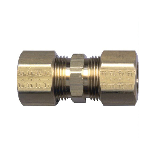 Brass Compression - Fittings Union Coupling - 1/2 Inch Tube