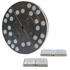 20 Pound, 1/2 ounce and 1/4 ounce Wheel Weight Package - One Box Each
