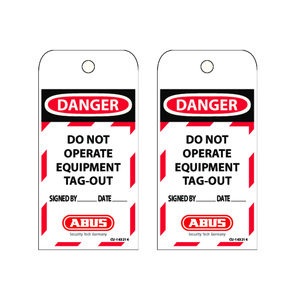 "Do Not Operate" Lockout Tags - 10 Pack