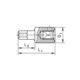 ZEBRA 1/4 Inch Hexagon Socket Bit -5mm