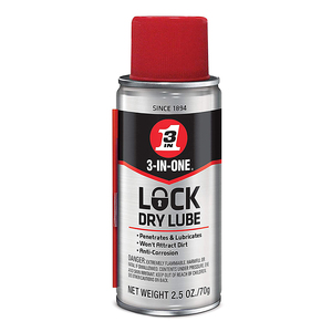 3-IN-ONE Lock Dry Lube 2.5oz aerosol