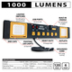 Heavy-Duty Workbench Power Strip Station With 2 LED Work Lights and 2USB / 1 USB-C Charging Ports
