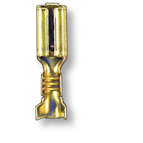Female Spade Connector NonInsulated Sml Gauge 18 Universal