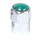 Nitrogen Chrome Hex Head Tire Valve Cap with Grommet