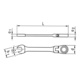 ZEBRA  POWERDRIV® (12-Point) Ratchet Combination Wrench Assortment - Flexible Joint  (6 Pieces: 8, 10, 12, 13, 17, 19mm)