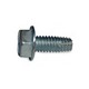 Hex Washer Head Type F Thread Cutting Self-Tapping Screw Zinc 1/4-20X1-1/4