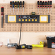 Heavy-Duty Workbench Power Strip Station With 2 LED Work Lights and 2USB / 1 USB-C Charging Ports