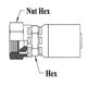 1/2 HOSE G-1/2-14  JIS 30 PAR P FE SWVL