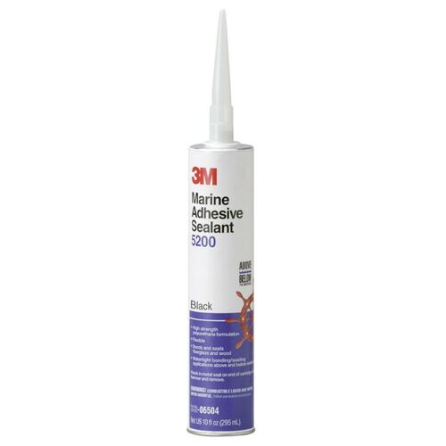 3M™ Marine Adhesive Sealant 5200, Black, 295 mL Cartridge