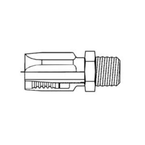 5/16 HOSE 3/8-18 NPTF M SLD