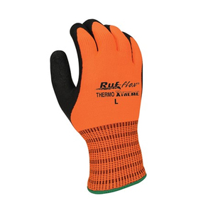 NSI Ruf-flex® Thermo Xtreme Latex Palm Coated Hi-Vis Cold TemperatureWork Gloves, Lime, Xlarge
